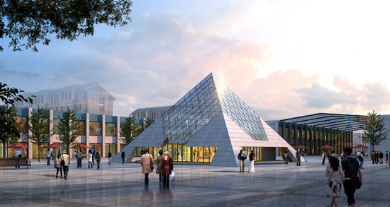 额尔古纳金字塔网架